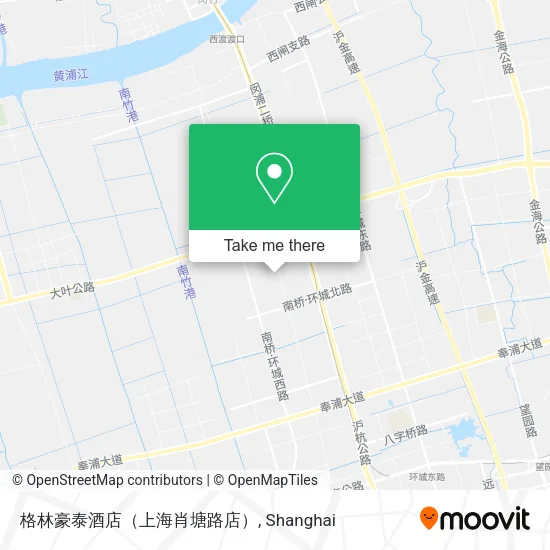 格林豪泰酒店（上海肖塘路店） map