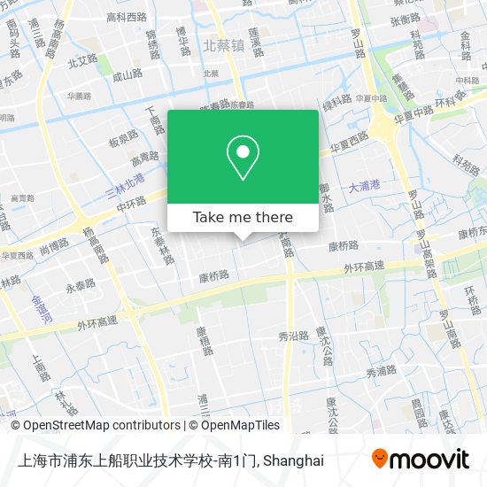 上海市浦东上船职业技术学校-南1门 map