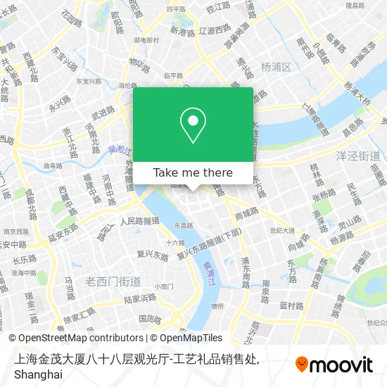 上海金茂大厦八十八层观光厅-工艺礼品销售处 map
