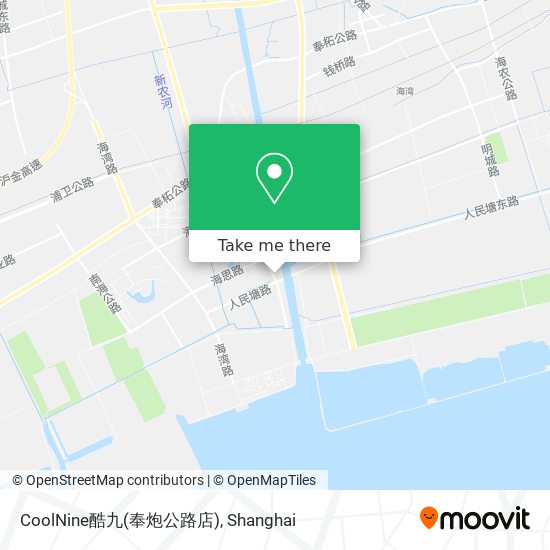 CoolNine酷九(奉炮公路店) map