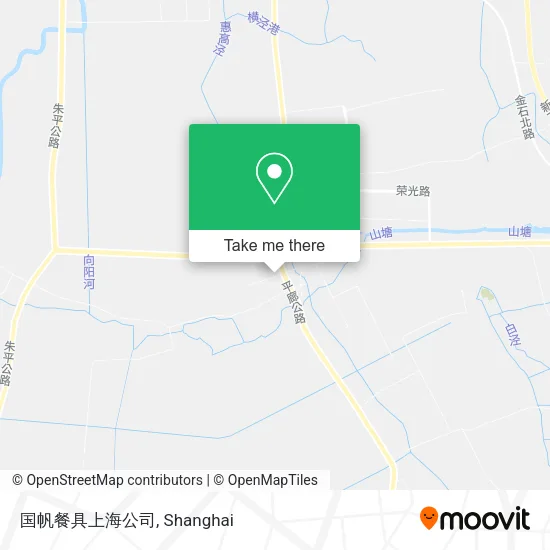 国帆餐具上海公司 map