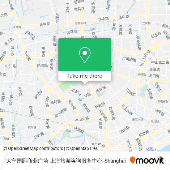 大宁国际商业广场-上海旅游咨询服务中心 map