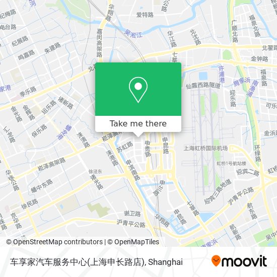 车享家汽车服务中心(上海申长路店) map