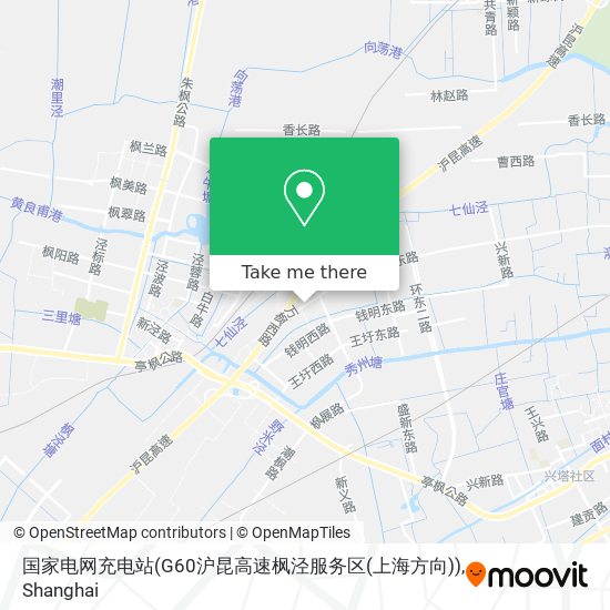 国家电网充电站(G60沪昆高速枫泾服务区(上海方向)) map