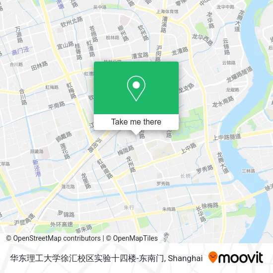 华东理工大学徐汇校区实验十四楼-东南门 map