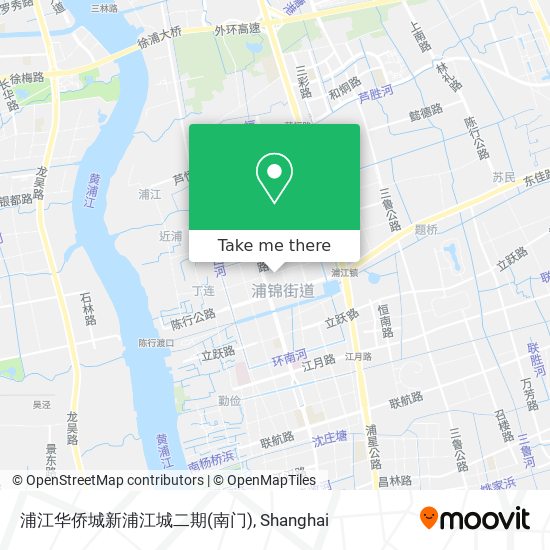 浦江华侨城新浦江城二期(南门) map
