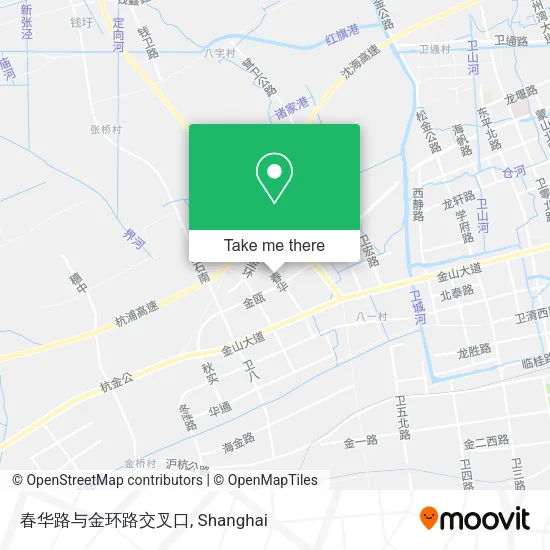 春华路与金环路交叉口 map