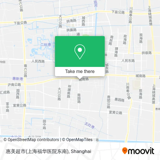 惠美超市(上海福华医院东南) map