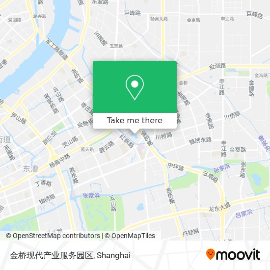 金桥现代产业服务园区 map