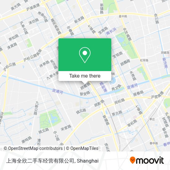 上海全欣二手车经营有限公司 map