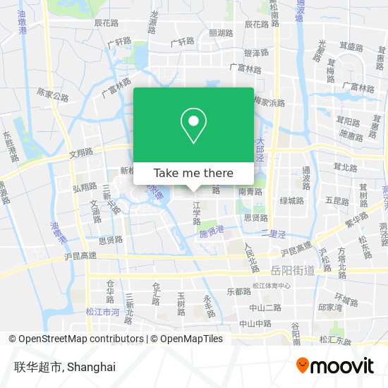 联华超市 map