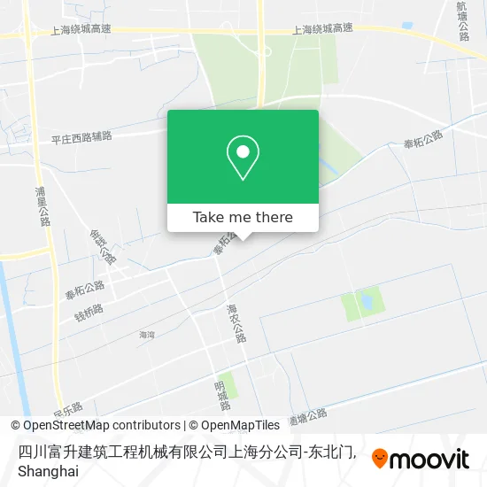 四川富升建筑工程机械有限公司上海分公司-东北门 map