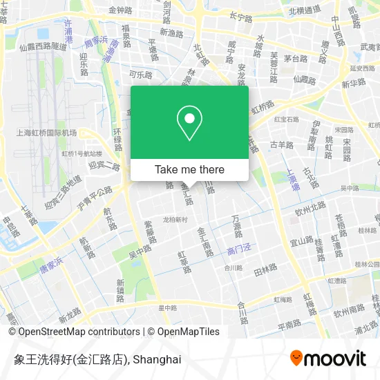 象王洗得好(金汇路店) map