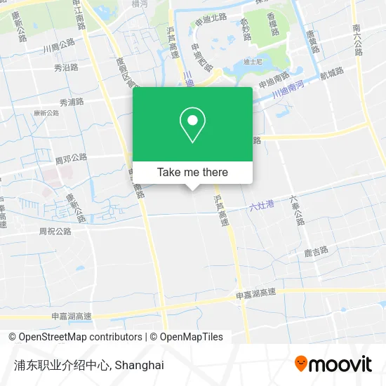 浦东职业介绍中心 map