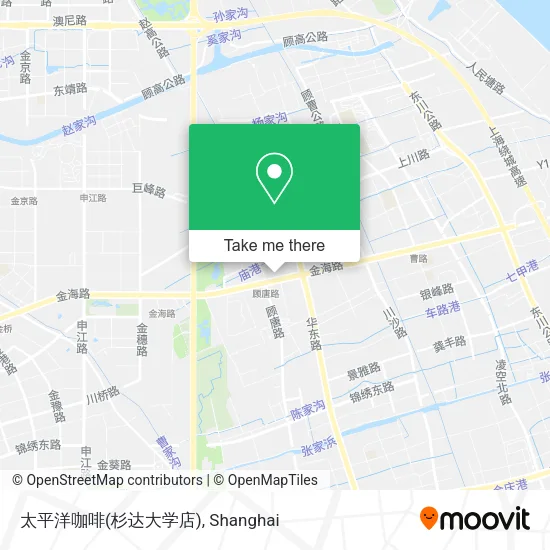 太平洋咖啡(杉达大学店) map