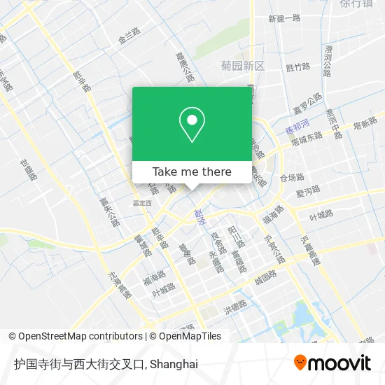 护国寺街与西大街交叉口 map
