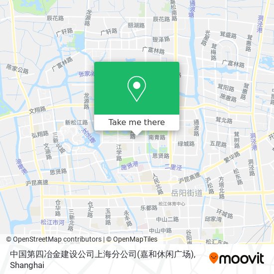 中国第四冶金建设公司上海分公司(嘉和休闲广场) map