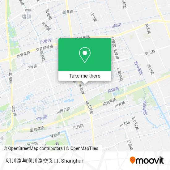 明川路与润川路交叉口 map