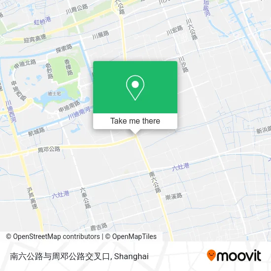 南六公路与周邓公路交叉口 map
