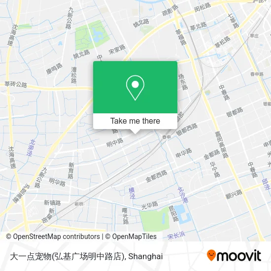 大一点宠物(弘基广场明中路店) map