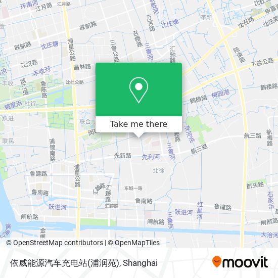 依威能源汽车充电站(浦润苑) map