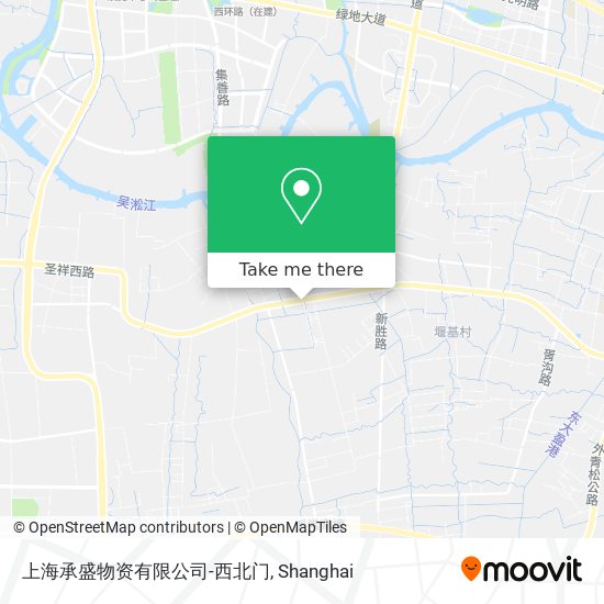 上海承盛物资有限公司-西北门 map