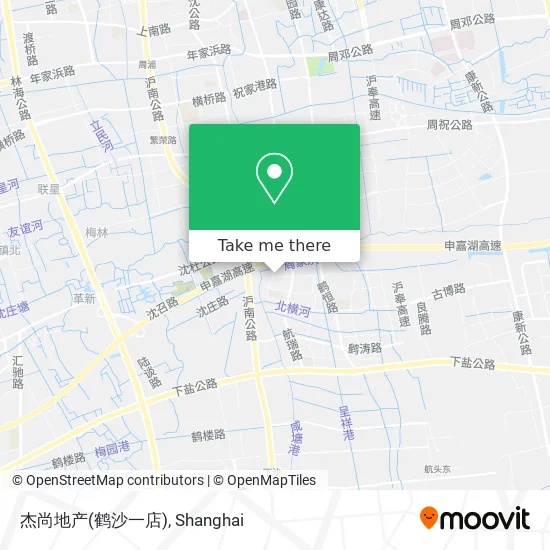 杰尚地产(鹤沙一店) map