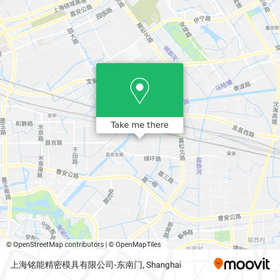 上海铭能精密模具有限公司-东南门 map