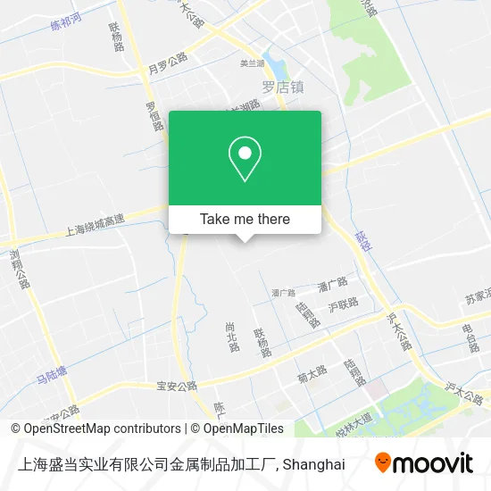 上海盛当实业有限公司金属制品加工厂 map