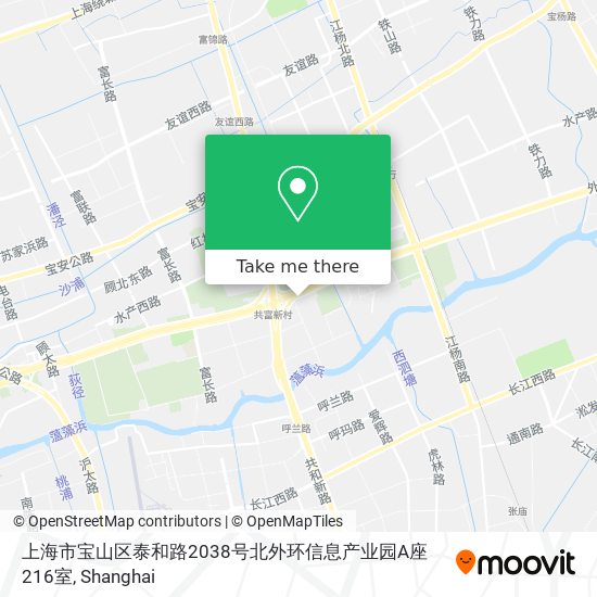 上海市宝山区泰和路2038号北外环信息产业园A座216室 map