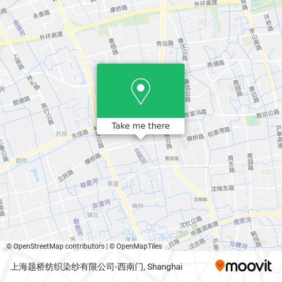 上海题桥纺织染纱有限公司-西南门 map