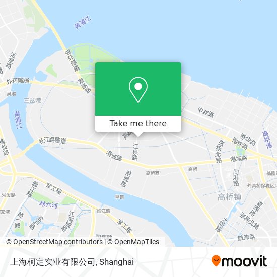 上海柯定实业有限公司 map