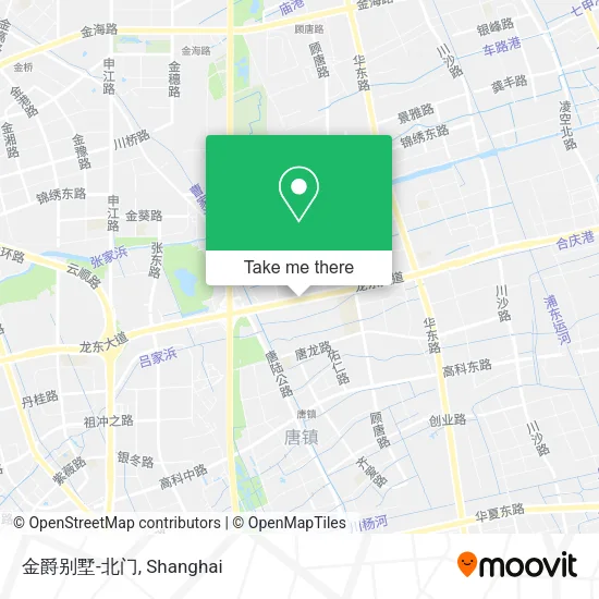 金爵别墅-北门 map