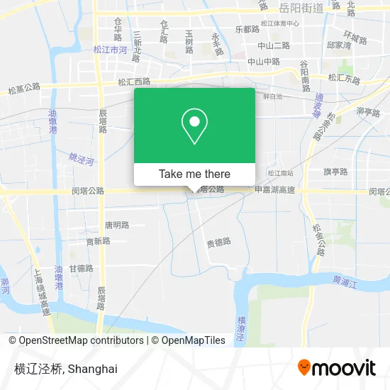 横辽泾桥 map