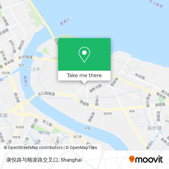 康悦路与顺凌路交叉口 map