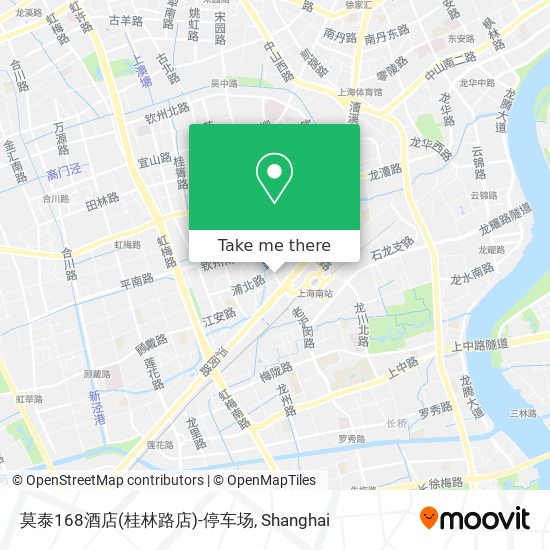 莫泰168酒店(桂林路店)-停车场 map