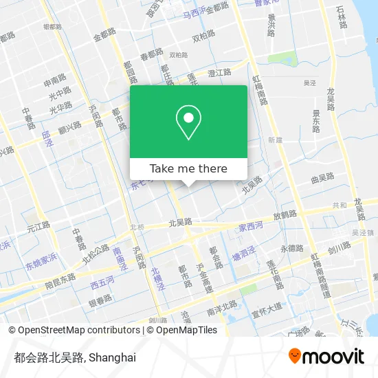 都会路北吴路 map