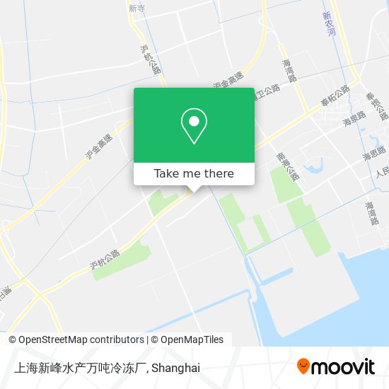 上海新峰水产万吨冷冻厂 map