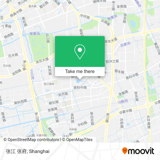 张江 张府 map