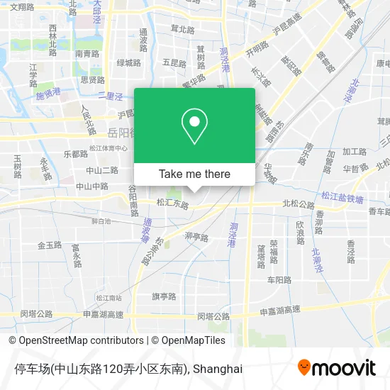 停车场(中山东路120弄小区东南) map
