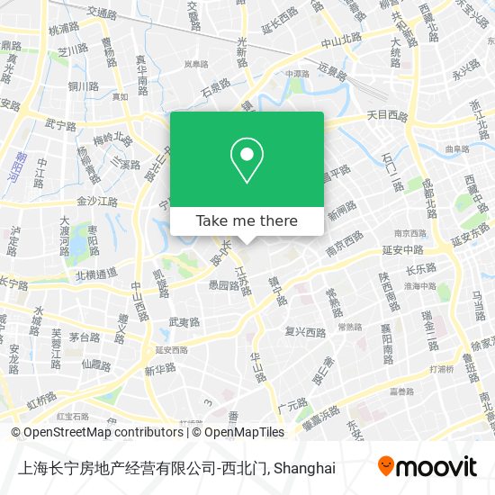 上海长宁房地产经营有限公司-西北门 map