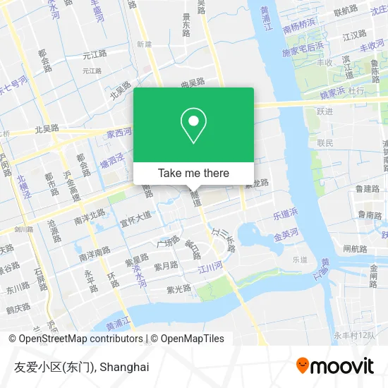友爱小区(东门) map