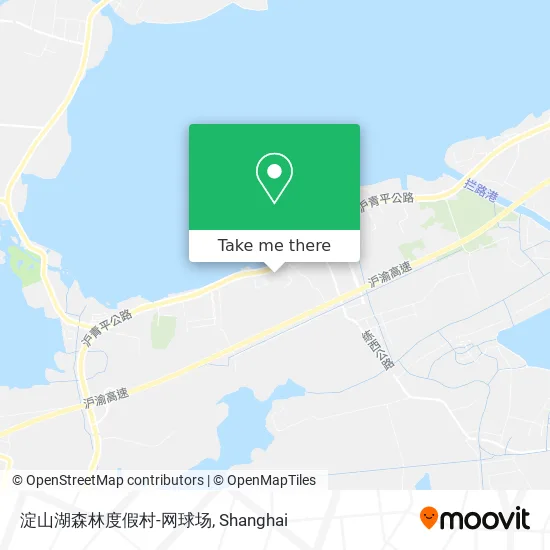 淀山湖森林度假村-网球场 map