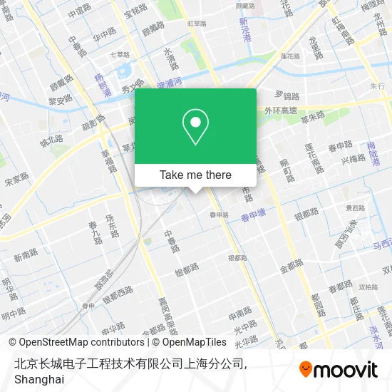 北京长城电子工程技术有限公司上海分公司 map