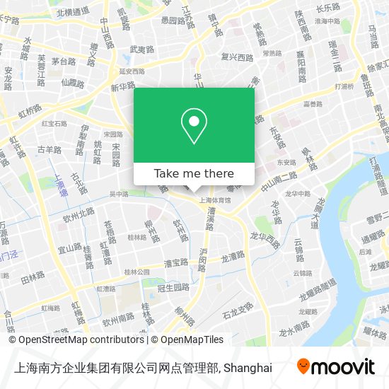 上海南方企业集团有限公司网点管理部 map