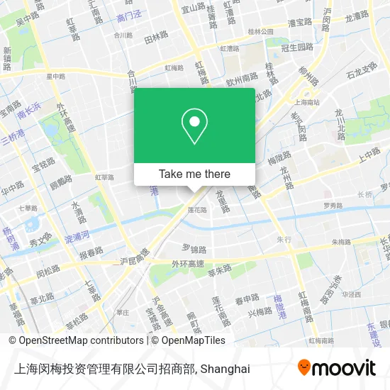 上海闵梅投资管理有限公司招商部 map
