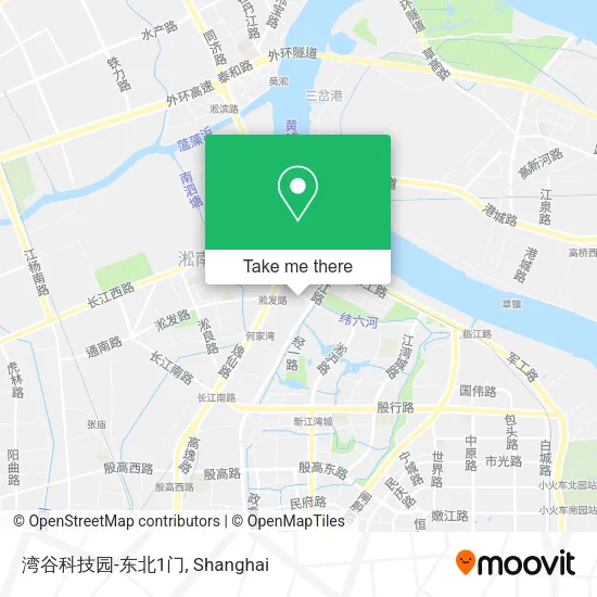 湾谷科技园-东北1门 map