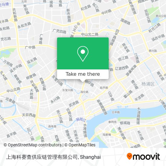 上海科赛查供应链管理有限公司 map