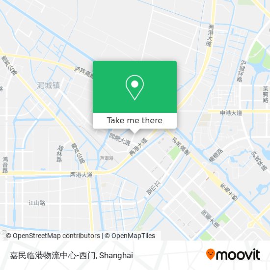 嘉民临港物流中心-西门 map