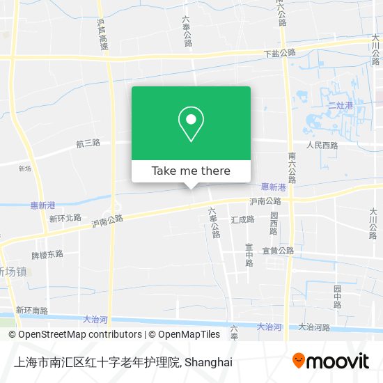 上海市南汇区红十字老年护理院 map